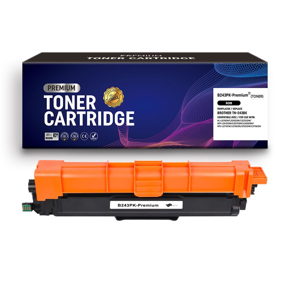 Cartouche de toner Compatible Brother TN-243BK Noir 1400pages - KERA FRANCE Cartouche de toner Compatible Brother TN-243BK Noir 1400pages - KERA FRANCE